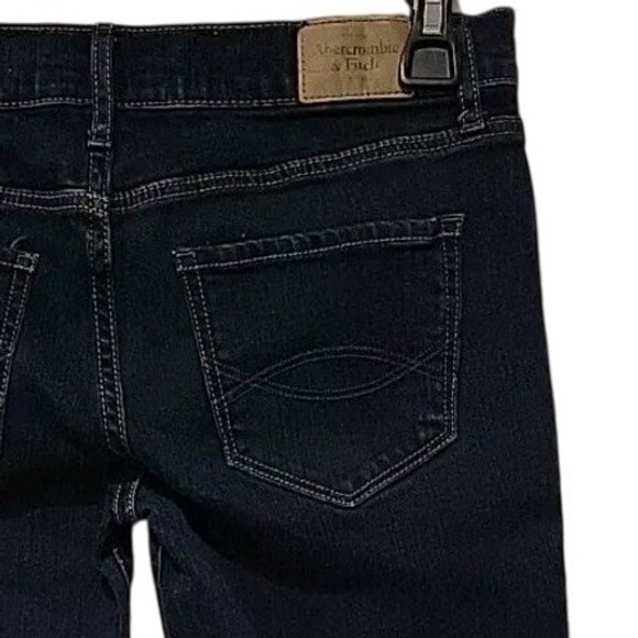 Abercrombie & Fitch Erin Perfect Stretch Dark Wash Jeans Size 4R Tagged 27x33 - Picture 1 of 7